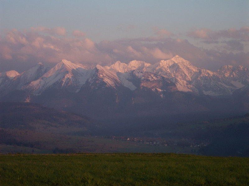 Tatry – panorama z Litwinowej Grapy k. Białki Tatrzańskiej